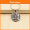 Stylish Alloy Zinc Key Holder With Women And Lion Pattern Design For Daily Use