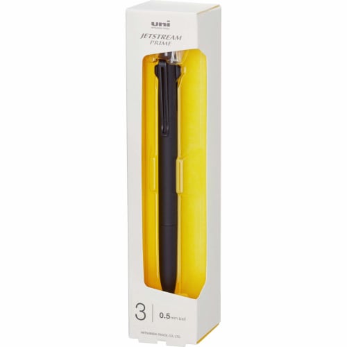 Шариковая ручка Mitsubishi Pencil 3 цвета Jet Stream Prime 0.5 черная легко писать SXE3330005.24