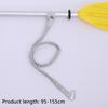 Kayak Paddle Leash Elastic Canoe Leash Heavy Duty Surfing Stretchable Lanyard with Buckle for Kayak Canoe Surfboard