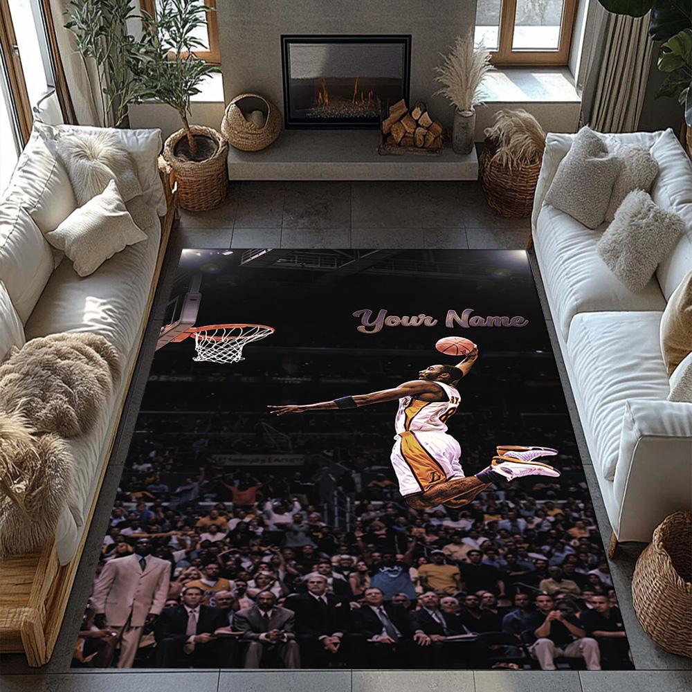 Kobe Customized Name Floor Mat Design For Hallway Balcony Playrooms Living Rooms Antislip Carpet Decorate Offices Birthdaychristmas Gift