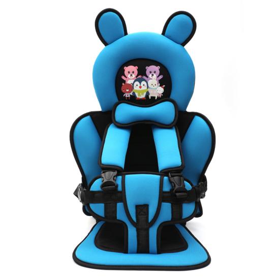 Car Seat Cover Cartoon Animal Pattern Adjustable Breathable Baby Car Seat Cushion for Children