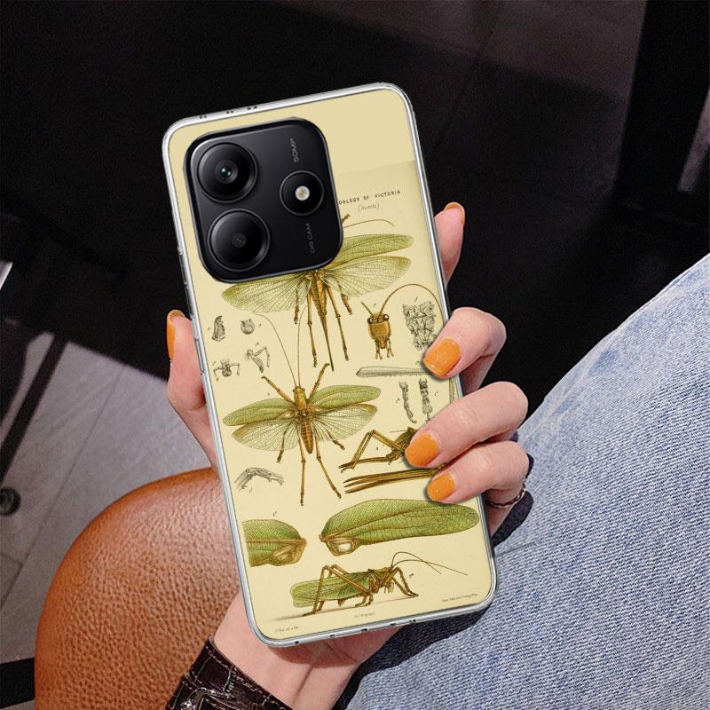 Bugs Bees Scientific Decomposition Phnoe Case for Phnoe Case for Xiaomi Redmi Note 15 14 14S 13 Pro Plus 12 12S 11S 11E 10S 10 1