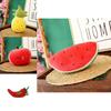 High-quality Fruit Vegetable Plush Dolls With Keychain Adorable Comfortable Realistic