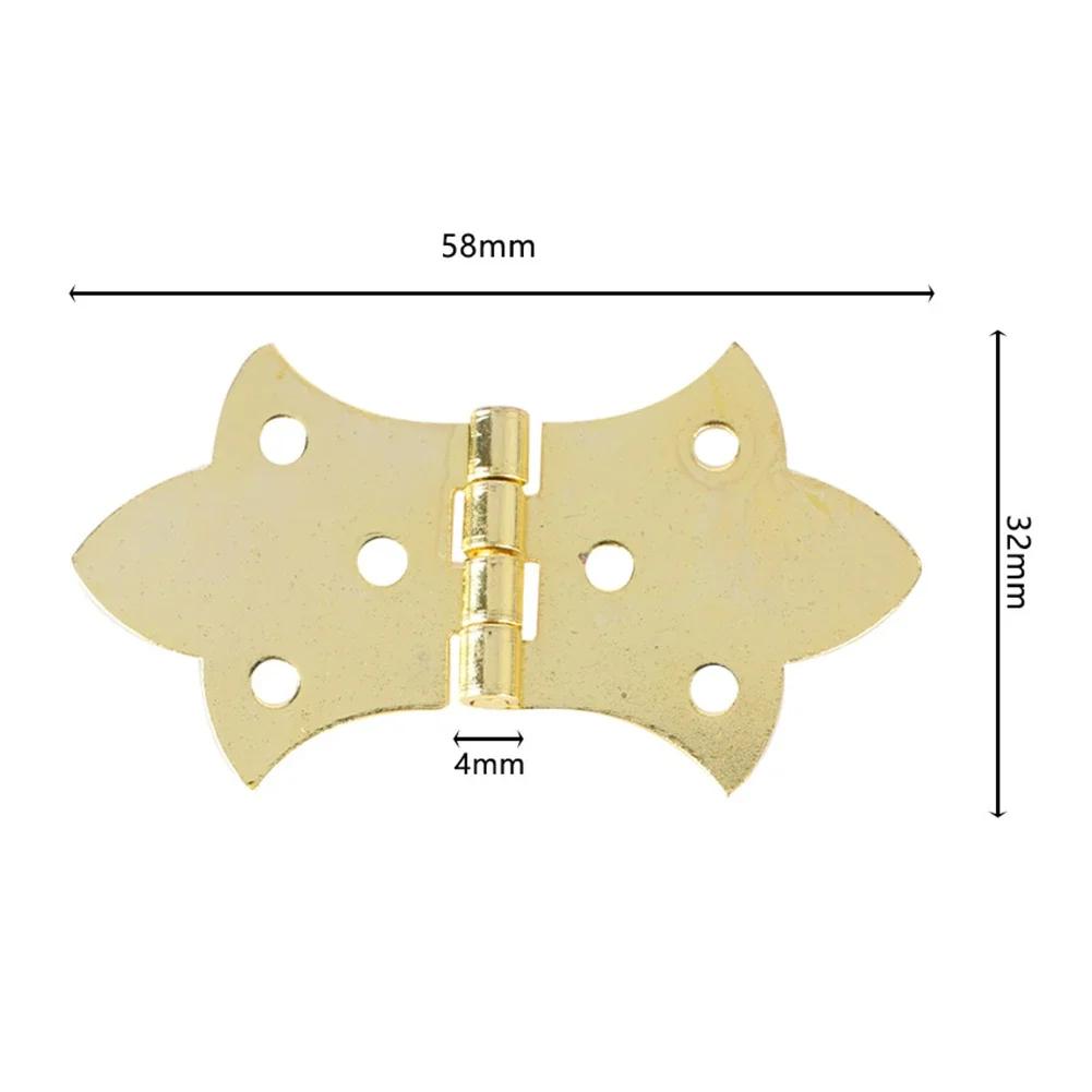 4 шт. мебельные петли антикварные деревянные подарочные шкатулки для ювелирных изделий петля для кукольного домика дверная петля для шкафа мебельная фурнитура для украшения