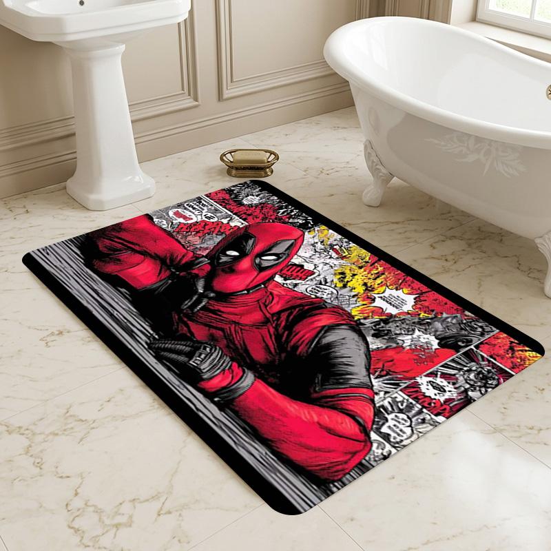 Deadpool Living Room Nonslip Area Rug Soft Carpet For Bedroom Game Playroom Sofa Office Home Decor Doormat Christmas Gift C9291170