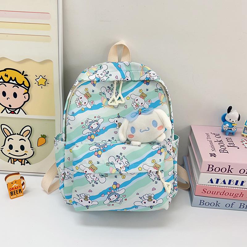 Adorable Cartoon Nylon Children's Backpack With Breathable Lightweight Design For School