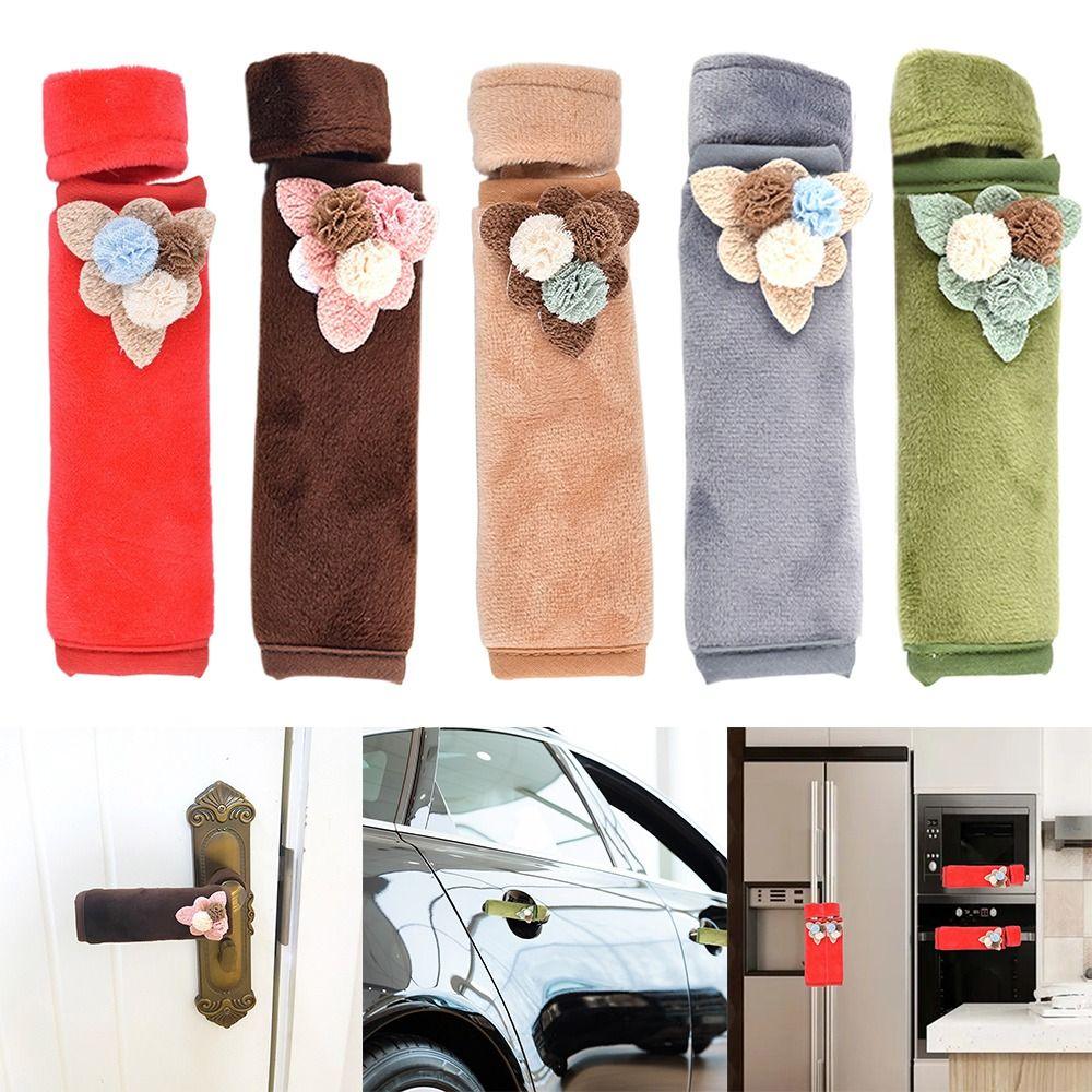 Gloves Fridge Door Handle Cover Warmer Car Safety Belt Covers Winter