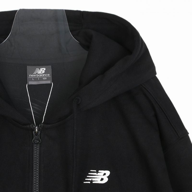 New Balance Hooded Zip Up Eqs Nbmdfco103 19 Universal Essential Small Logo Hoodie Zip Up