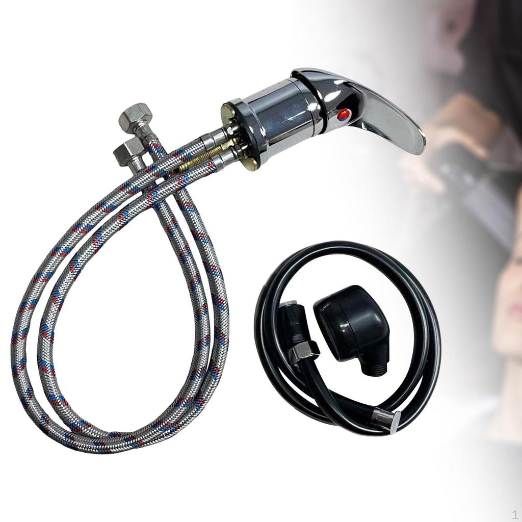 Набор смесителей и распылителей для чаши для шампуня. Простая установка. Холодный смеситель для мытья волос.