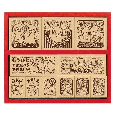 Штамп Beverly Showa Note Деревянный штамп-награда Pokémon SDH-125
