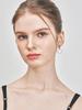 [Geiger Jewelry] Серьги-монеты 18 карат с застежкой one-touch (Золотая булавка) GI8KPEE011