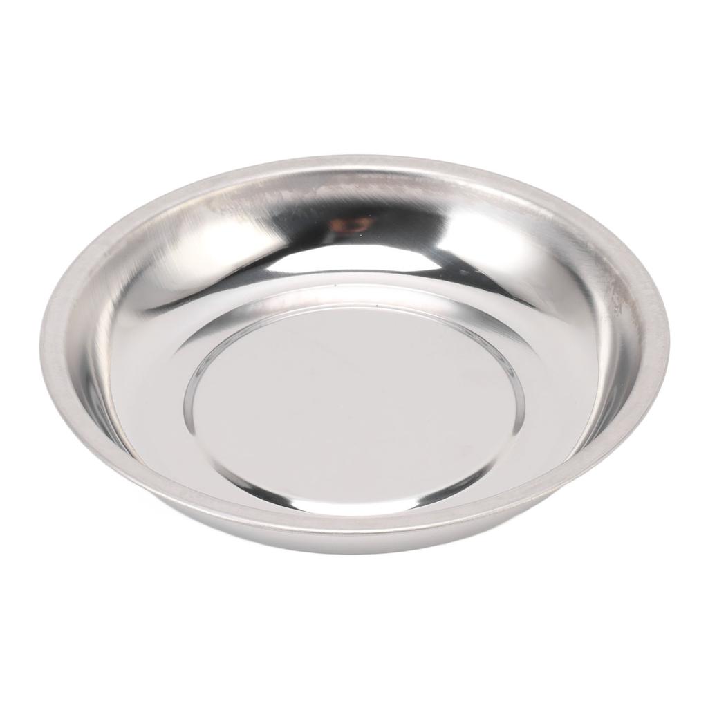 6 Inch Round Magnetic Parts Tray Stainless Steel Magnetic Tools Bowl for Screws Nuts Bolts and