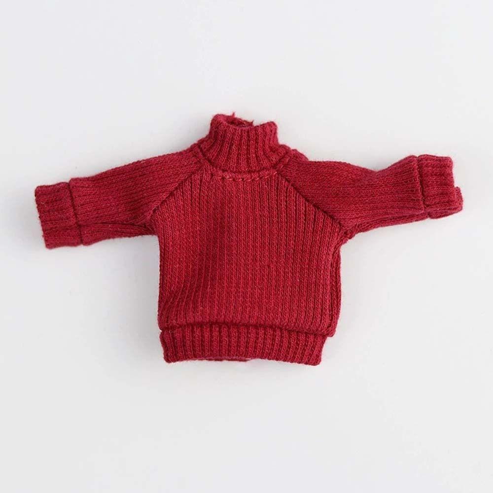 Dress Up Doll Sweater Casual Wear Doll Knitted Sweater Kids Toy OB11 Doll Clothes Doll Accessories
