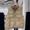 2024 зима новый пуховый жилет женский короткий свободный верхняя одежда маленький жилет жилет верхняя одежда