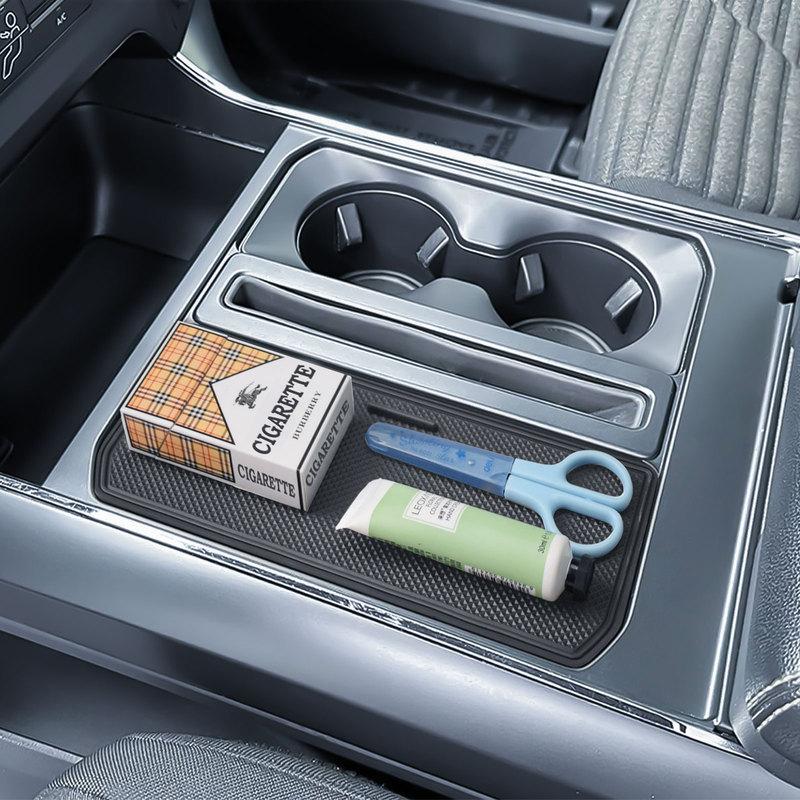Center Console Hidden Panel Secret Pocket for Ford F150 -2024 2025 Cubby Cover Hidden Secret Storage Adapter Lid Accessories