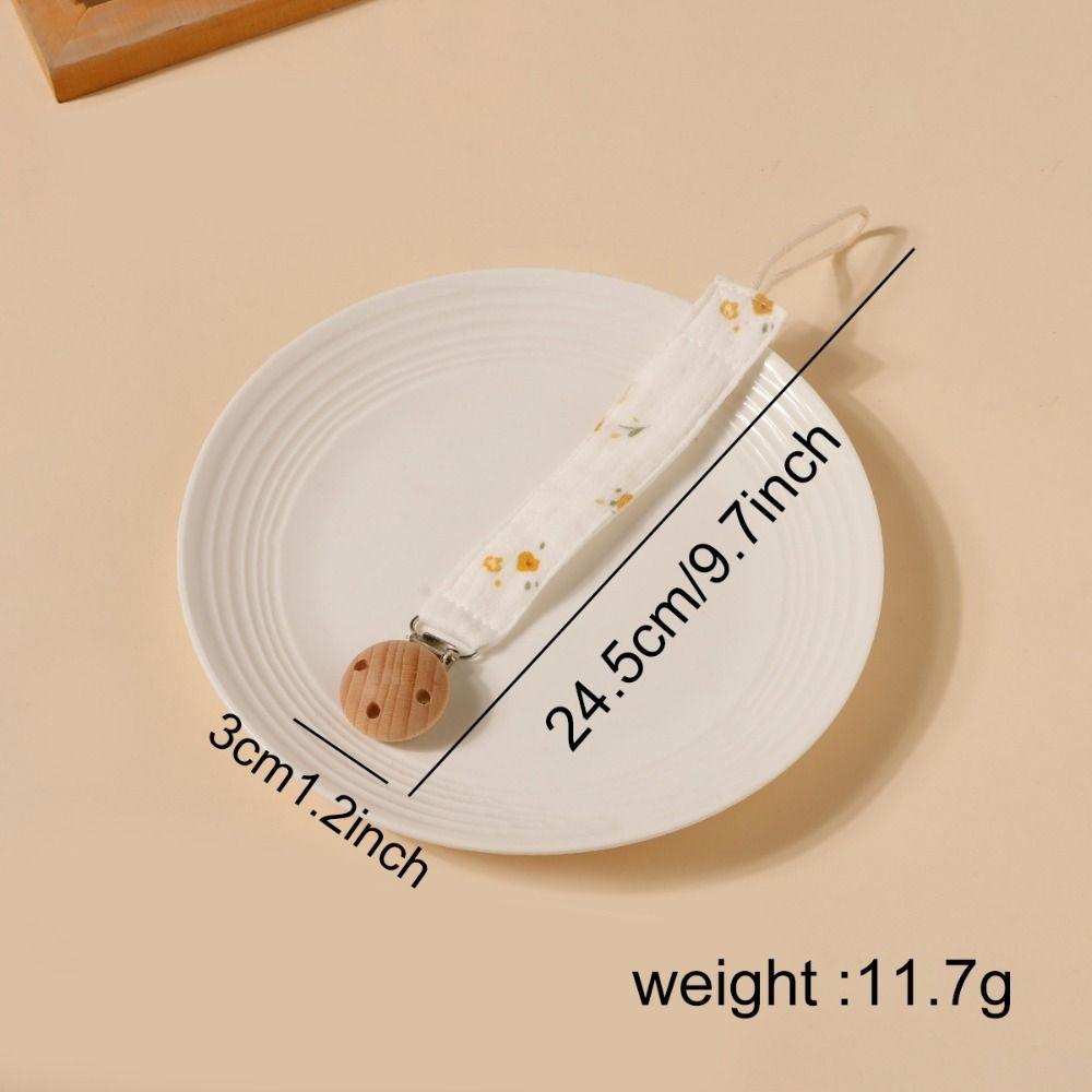 Hanging Rope Pacifier Holder Soft Cotton Pacifier Anti-lost Chain Portable Baby Pacifier Clip