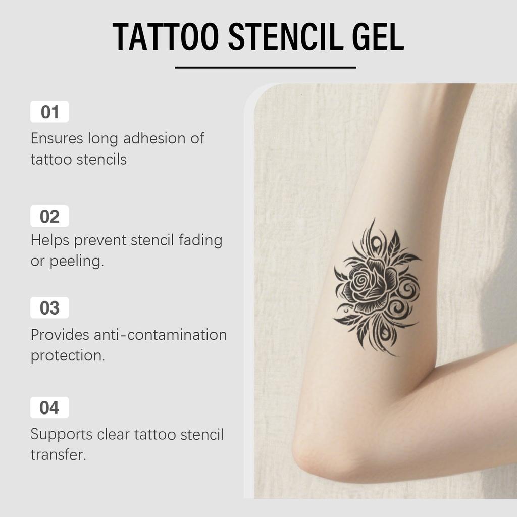 Tattoo Transfer Gel, Daily Nourishing Care Moisturizing Body Skin Gentle Ingredients Tattoo Care