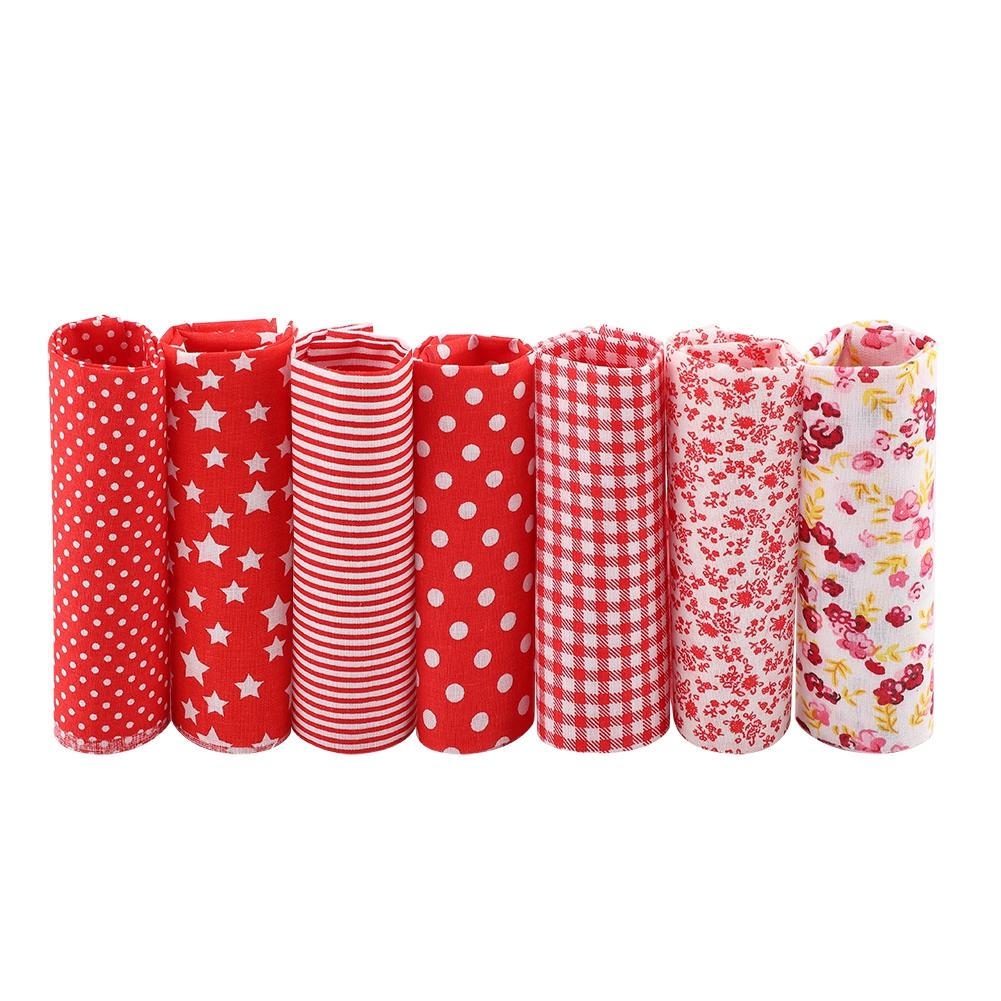 7 шт. 50*50 см Хлопковая ткань Сделай сам Ассорти Квадраты Предварительно нарезанный Набор для постельного белья Четверти Пучок