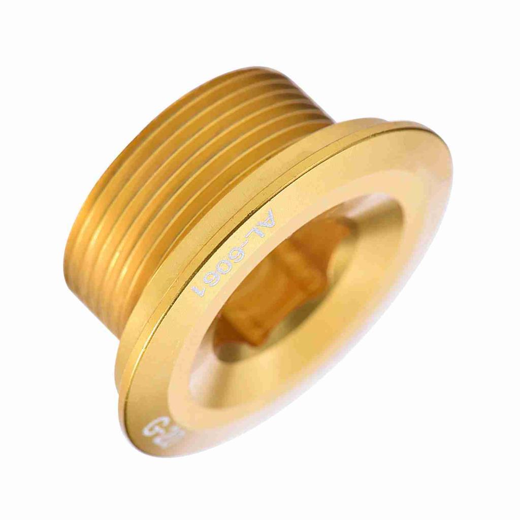 GUB Прочный алюминиевый сплав Велосипед Велосипедный шатун Крепежный болт-винт шатуна (Золото)