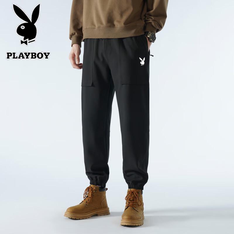 PLAYBOY Мужские повседневные модные уличные зауженные брюки-карго