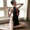Japanese-style Split-ended Sexy Fringed Cheongsam Small-breasted Erotic Underwear Hot Passion Bed No-take-off Teasing Clothes