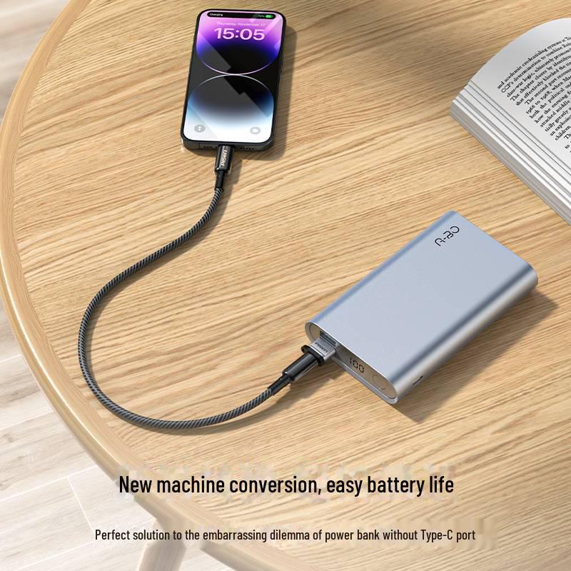 Адаптер Pisen USB-C для Apple 15/16 и Android PD Кабель для зарядки
