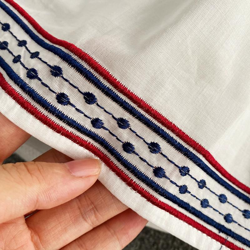 Holiday Retro Ethnic Embroidery Dresses Women Vintage V-neck Tassel Lace Up Dress Party Long Sleeve Fashion Long Dress Loose New