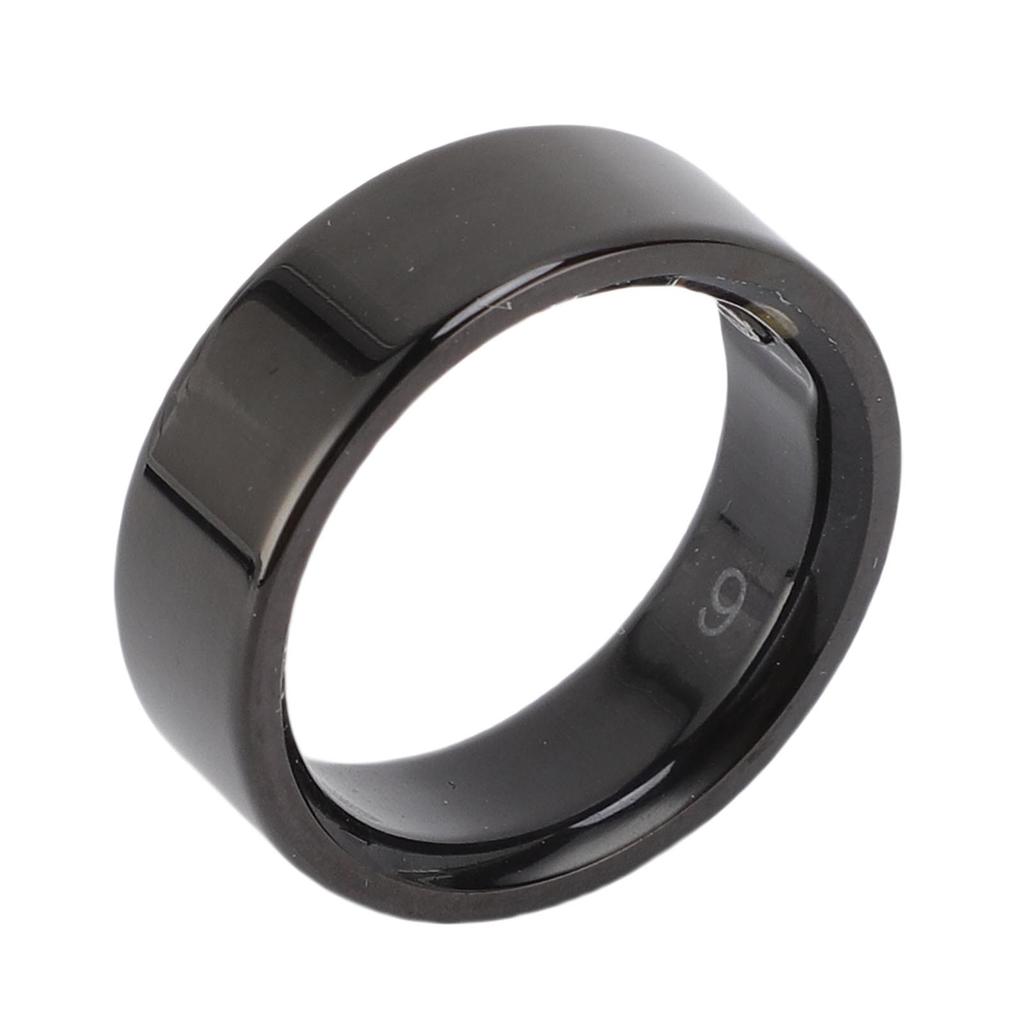 Умное кольцо здоровья для женщин и мужчин, фитнес-трекер, подсчет шагов, запись сна и спорта, водонепроницаемость IP68, KR3, черный, размер