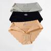 3PCS/Set Seamless Silk Women's Panties Briefs Women Underwear Female Underpants Comfortable Silk Panty Sexy Woman Lingerie M-XL