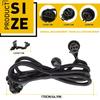 Right Passenger Tail Side Light Lamp Wiring Harness For 2015 GMC Sierra 2500 HD