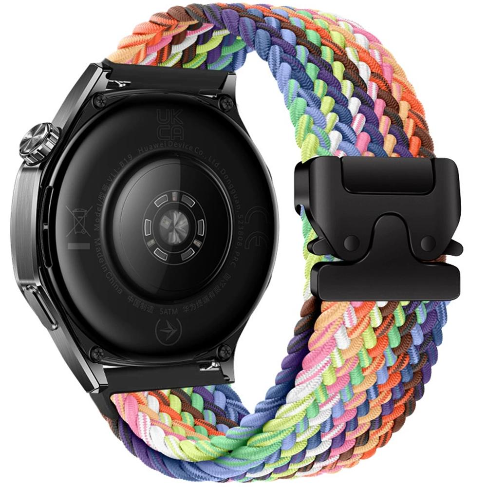 22mm Press Braided Magnetic Strap for Huawei GT6/5 Pro GT6/5/4/3/2 Ultiamte Replacement Bracelet for Huawei GT5 6 Pro/GT5 6