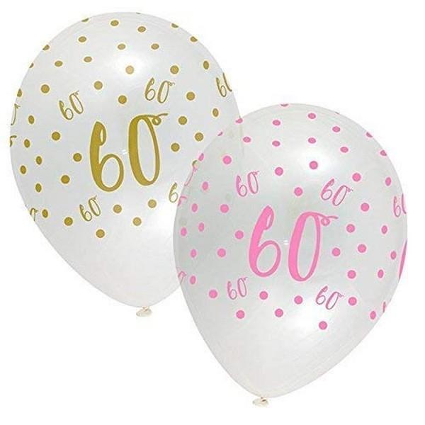 Creative Party Латексные воздушные шары на 60-летие (Упаковка из 6 шт.)