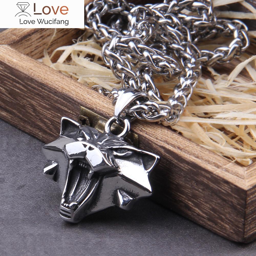 Подвеска из нержавеющей стали с медальоном волшебника, ожерелье с головой кошки, ожерелье и подвески на Хэллоуин U Pick Color