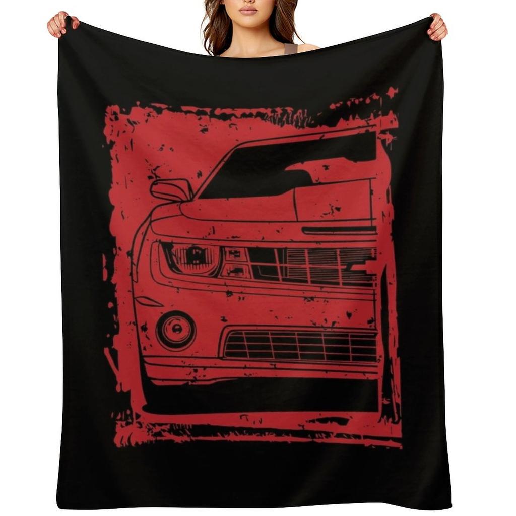Пледы для кровати Camaro SS 5-го поколения, теплые на зиму, многоцелевые, аниме