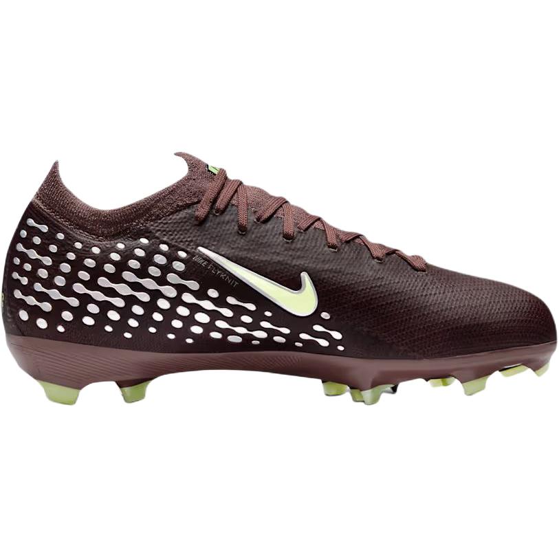 Nike Младший. Mercurial Vapor 16 Pro "Kylian Mbappé" Для твердого грунта Низкие GS Сливовый Затмение/Металлический Серебристый Детские Бутсы Красный HF5450-200