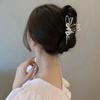 New Angel Metal Rhinestone Hair Clips Korea Ponytail Hair Grip Shark Clip Girls Retro Hair Accessories Fashion Headwear