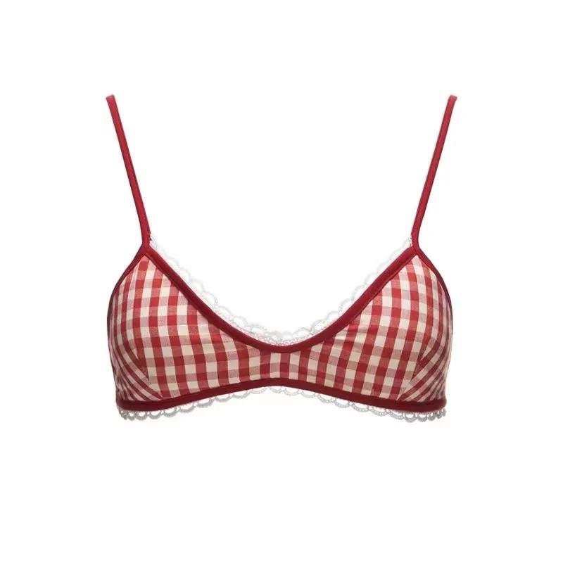 Лето 2000-х годов, верхняя одежда, кружевной клетчатый корсет, жилет из двух предметов, популярные девушки, сладкий, пряный, тонкий укороченный топ Y2k, повседневная корейская модная майка, шикарная