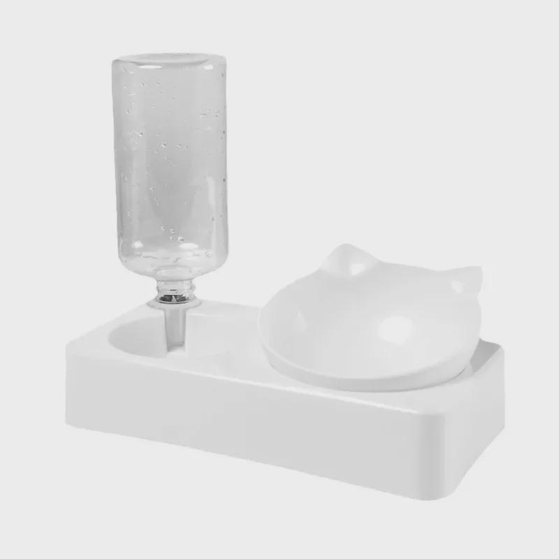 Автоматическая поилка и миска 2 в 1 для кошек и собак