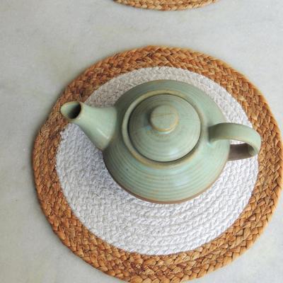 Подставка под обеденный стол 30 см Круглая подставка - Белая (Одиночное кольцо) | Используется как декоративная подставка для центра стола/Подарки на новоселье для нового дома