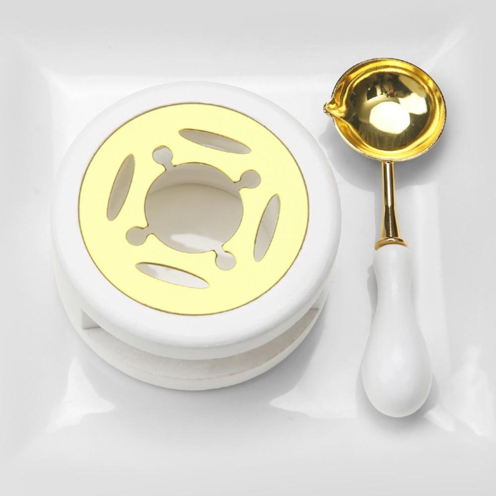 Печь для плавления воска из массива дерева Винтажный нагреватель для плавления восковых гранул для 2/3 шт. Свадебных приглашений