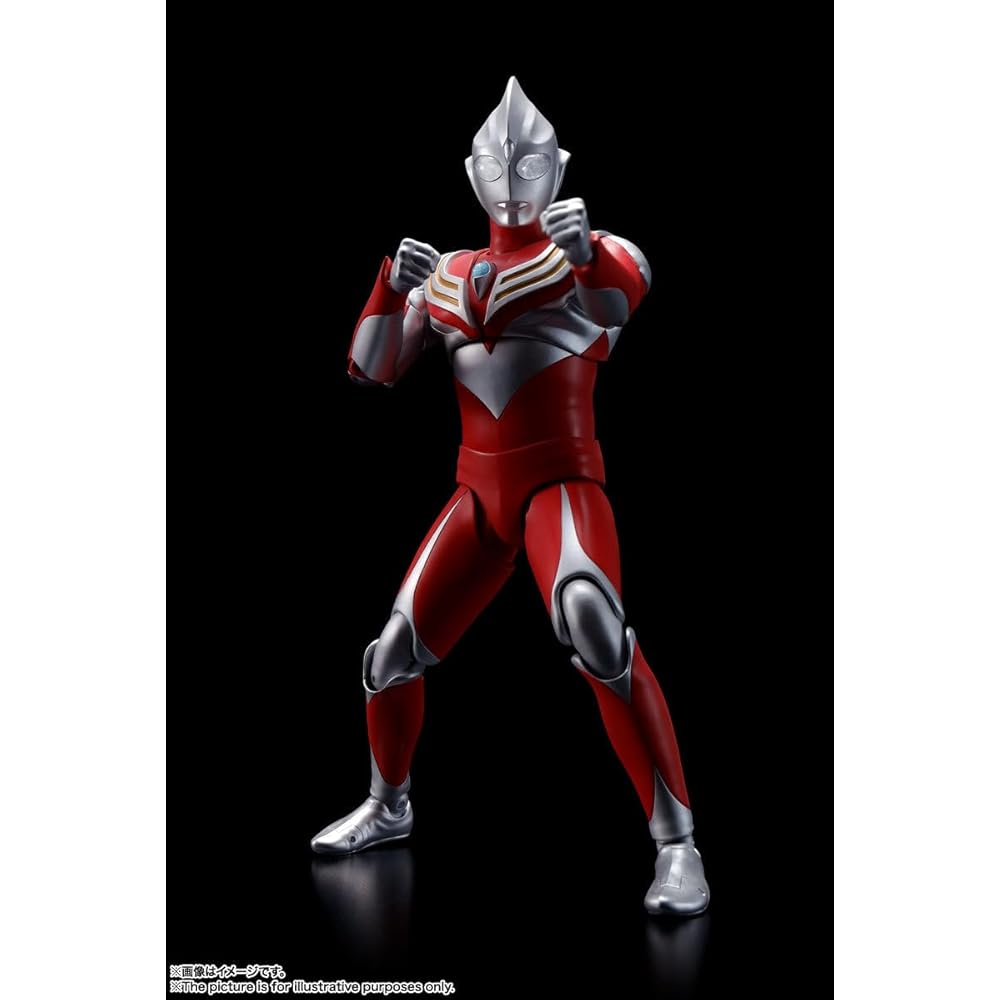НАРОДЫ ТАМАШИИ SHFiguarts (Техника резьбы по настоящей кости) Ультрамэн Тига Силовой тип (Версия переиздания) приблизительно. 150-мм подвижная фигурка из окрашенного АБС-пластика и ПВХ