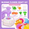 Fabric Flower Bouquets Toys, DIY Craft Kits Toys for Kids, Arts & Crafts for Girls 3 4 5 6 7 8 9 10 Years Old Toddler Kids, Educational Activity