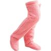 Женские хлопковые носки Snuggs Уютные носки Теплые плюшевые носки для взрослых Муфта для ног Женские длинные зимние носки до колена Защита ног Утолщенные