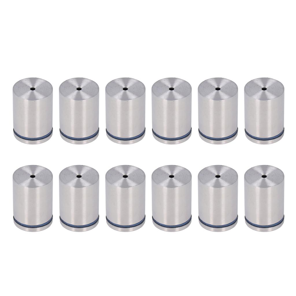 12 Pcs Advertising Nails Stainless Steel Wall Sign Standoff Screws 38x50mm for Supermarket Bedroom
