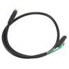 Electric Bike Motor Extension Cable M6 Male 9 Pin Waterproof Extension Cable for Front Rear Hub Motor Conversion Kit