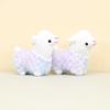 Cute Multicolored Alpaca Plush Keychain Soft And Cuddly Llama Toy For Gifts