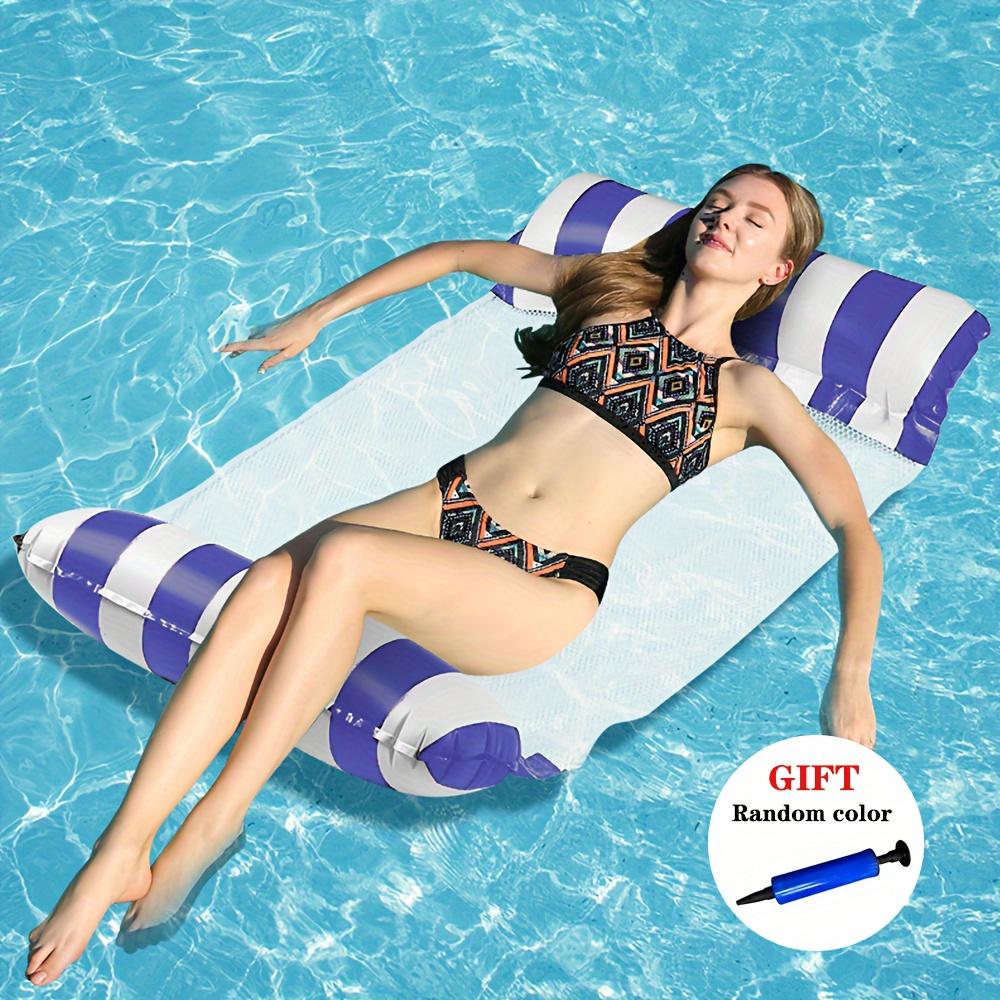 Swimming Water Sofa Inflatable Hammock Floating Water Inflatable Mat Pool Party Accessories Water Floating Inflatable Mat