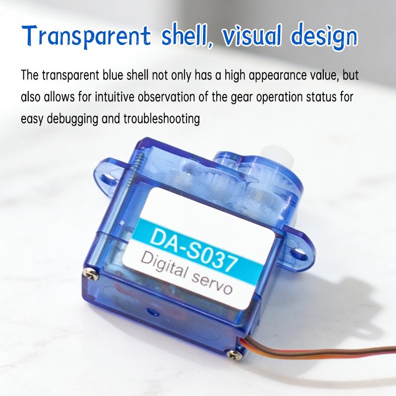 LIZAO Mini GH-S37D GH-S37A 3,7g GH-S43A 4,3g Servo Digital Mini Servo para RC de avión y helicóptero barco