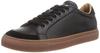 Leather Sneakers In Black Cm [Pantofora d'Oro] (made Italy) PDO-TSL40_TSL40 25.5