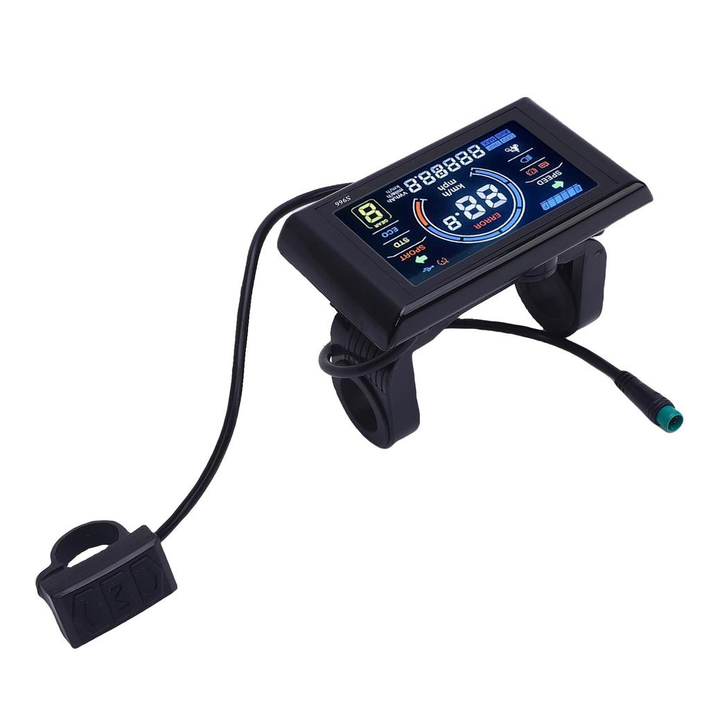 Electric Bike LCD Display with NFC Function Waterproofing Connector High Definition LCD Screen Color